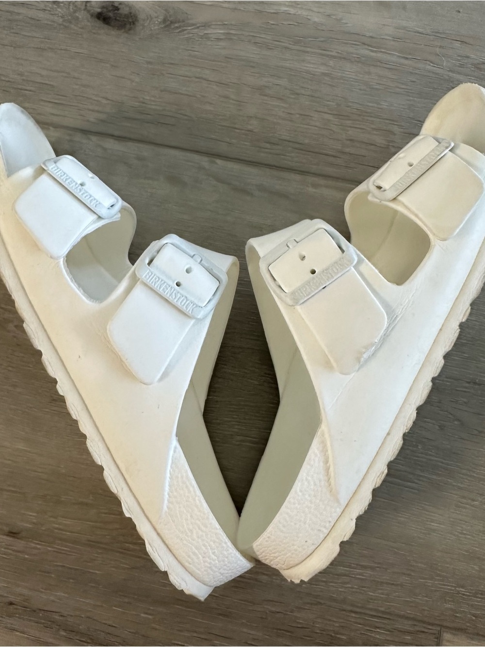Birkenstock Arizona Essentials EVA Sandals White 39 8-8.5 - Picture 6 of 15